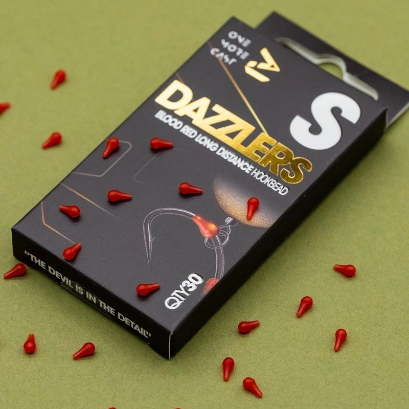 OMC Dazzler Blood Red Long Distance Hookbead